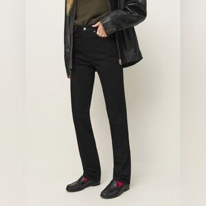 Reformation Cynthia High Rise Straight Long Jeans in Vana